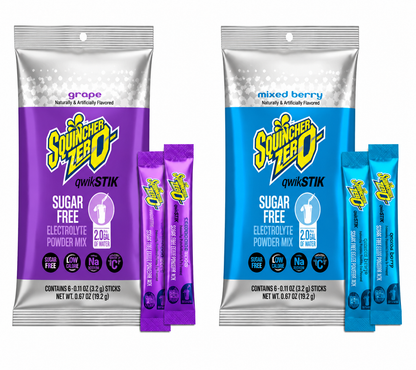 Sqwincher® Qwik Stik ZERO Assorted