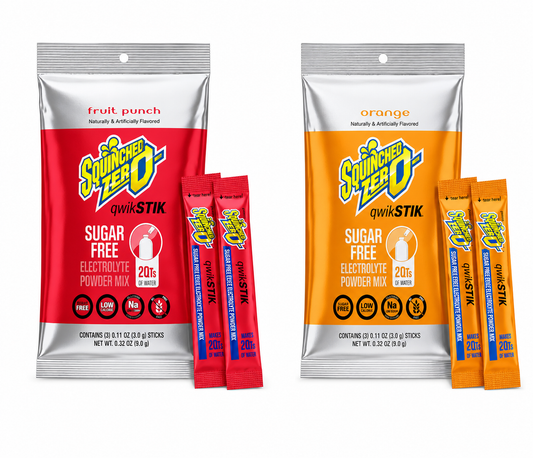 Sqwincher® Qwik Stik ZERO Assorted